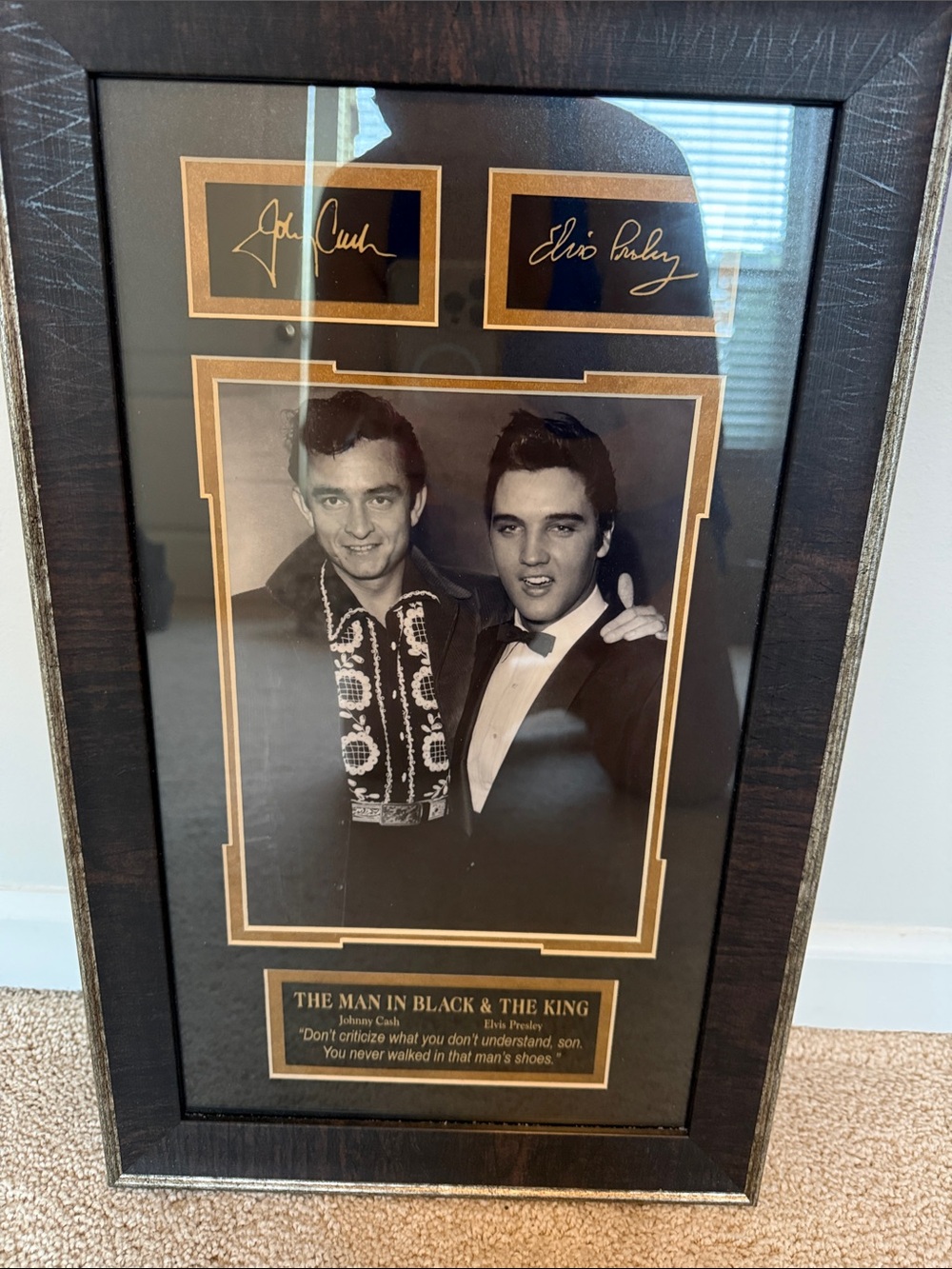 Framed Black and Gold Photo Art Print - Home Accents